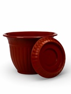 Горшок для цветов «Венеция», 10 л, пластиковый, коричневый - Фото 4