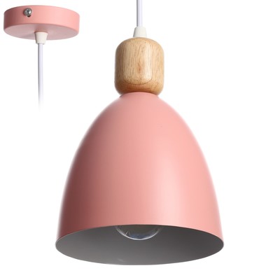 Светильник "Колпак" 1х40Вт E27 розовый 14х14х100 см.