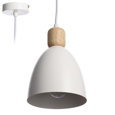 Светильник BayerLux «Колпак» 1×40 Вт E27 белый 14×14×100 см