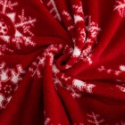 Плед «Этель. Снежинки», 180×200 см, корал-флис - Фото 5