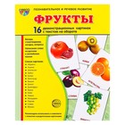 Демонстрационные картинки "Фрукты" 16 шт., 17,3 х 22 см 4657003 - фото 8893716