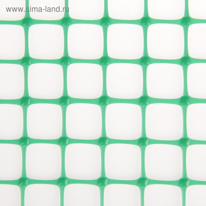 Сетка садовая, 1 × 20 м, ячейка квадрат 2 × 2 см, зелёная - Фото 1