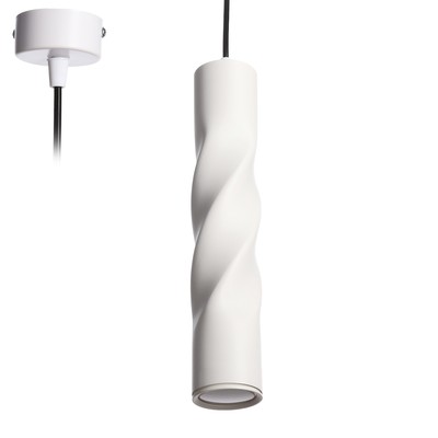 Светильник «Астелл» 1×40 Вт GU10 белый 5.5×5.5×130 см