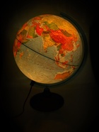 Интерактивный глобус физико-политический, диаметр 320 мм, с подсветкой - Фото 18