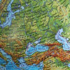 Интерактивный глобус физико-политический, диаметр 320 мм, с подсветкой - Фото 4