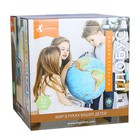 Интерактивный глобус физико-политический, диаметр 320 мм, с подсветкой - Фото 6