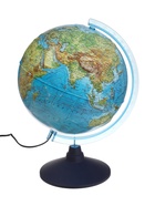 Глобус физико-политический «Глобен», интерактивный, диаметр 250 мм, рельефный, с подсветкой, с очками - Фото 7