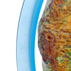 Интерактивный глобус физико-политический рельефный, диаметр 250 мм, с подсветкой от батареек, с очками - Фото 3
