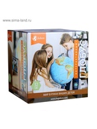 Глобус физико-политический «Глобен», интерактивный, диаметр 320 мм, рельефный, с подсветкой от батареек, с очками - Фото 9