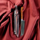 Нож Пчак Шархон - текстолит олово чирчик (11-12 см) - Фото 2