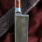 Нож Пчак Шархон - текстолит олово чирчик (11-12 см) - Фото 6