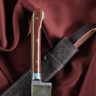 Нож Пчак Шархон - текстолит олово чирчик (11-12 см) - Фото 7