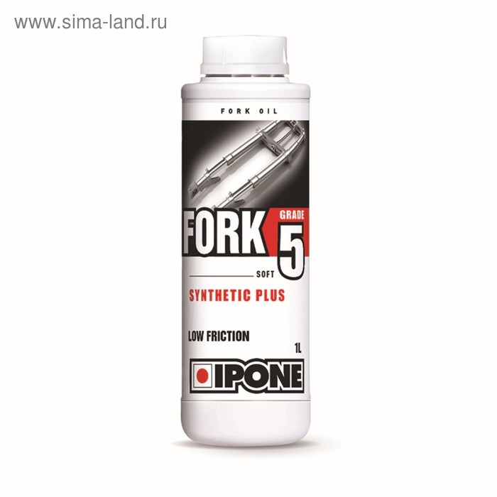 Гидравлическое масло IPONE FORK 5, 5W, 1л - Фото 1