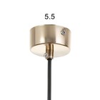 Светильник BayerLux Титан 3Вт 4000К золотой 3,2х3,2х150 см. - фото 23392585