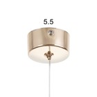 Светильник BayerLux "Аламо" 3Вт 4000К золотой 3х3х50-150 см - фото 23392593