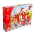Конструктор «Пожарная станция», 90 деталей - Фото 2