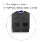 Ящик почтовый без замка (с петлёй), вертикальный, серебристый - Фото 3