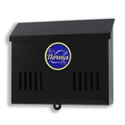 Ящик почтовый без замка (с петлёй), горизонтальный «Мини», чёрный - Фото 10