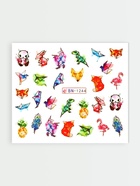 Слайдеры для ногтей «Акварельная графика», разноцветные - Фото 6