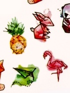 Слайдеры для ногтей «Акварельная графика», разноцветные - Фото 7