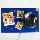 Коврик под миску нескользящий «Сосисочка моя» 43х28 см - Фото 2