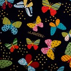 Бумага упаковочная глянцевая «Тропические бабочки», 70 х 100 см - Фото 2