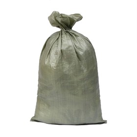 Мешок полипропиленовый, 55 x 95 см, на 50 кг, зелёный