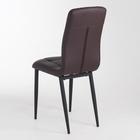 Стул для кухни «Клик Мебель. Квадро», искусственная кожа, цвет чёрный/AERO венге - Фото 5