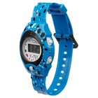 Часы наручные детские электронные «Пупырка», ремешок силикон, l-23 см, синий - Фото 2