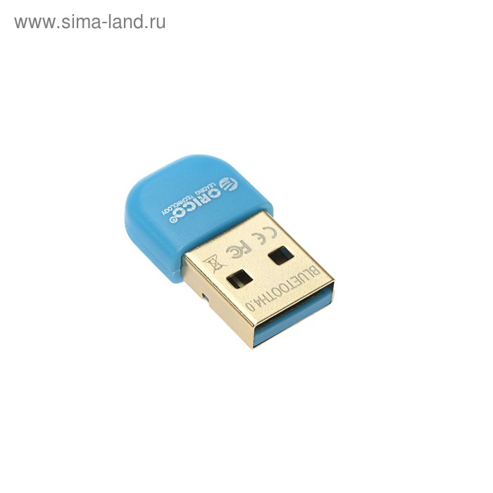 Bluetooth-адаптер Orico BTA-403, вер 4.0, до 3 Мбит/с, USB, синий - Фото 1