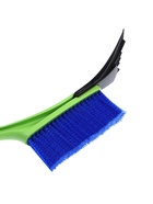 Щетка сметка, со скребком, Oktan, мягкая ручка, 54 см, зеленый - Фото 1