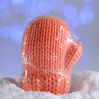 Бомбочка для ванн «Варежка», красная, с ароматом ванили, 125 г - Фото 3