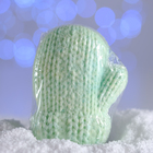 Бомбочка для ванн «Варежка», зелёная, с ароматом печенья, 125 г - Фото 3