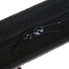 Папка с ручками каркасная, текстиль, А4, 50 мм, 330 х 260 мм, «Тихвин», «Шашки», красная 4667457