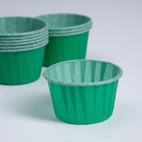 Форма для выпечки "Маффин", зеленая заливка, 5 х 4 см