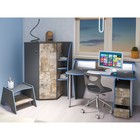 Стол журнальный Индиго 12.03, 472х657х400, Темно-серый/Граффити - фото 120396160