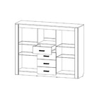 Комод напольный «Ривьера», 5 ящиков, 438×1601×1252 мм, цвет анкор светлый 4681781