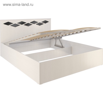 Кровать односпальная «Диана», с ортопедическим основанием, спальное место 1200×2000 мм, цвет анкор светлый