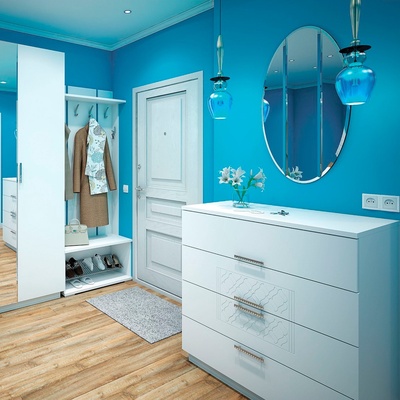 Комод Тиффани 510х990х992 Белый текстурный