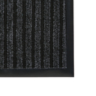 Коврик влаговпитывающий ребристый 90х120 см "СТАНДАРТ" цвет черный - Фото 2