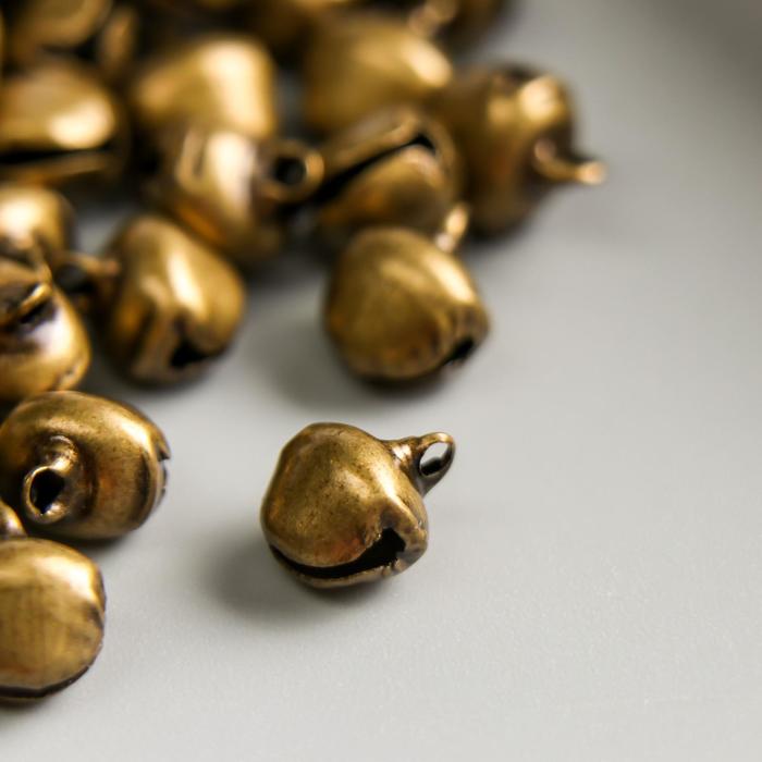 Набор декора для творчества металл «Под бронзу» d=0.8 см набор 60 шт. - Фото 1