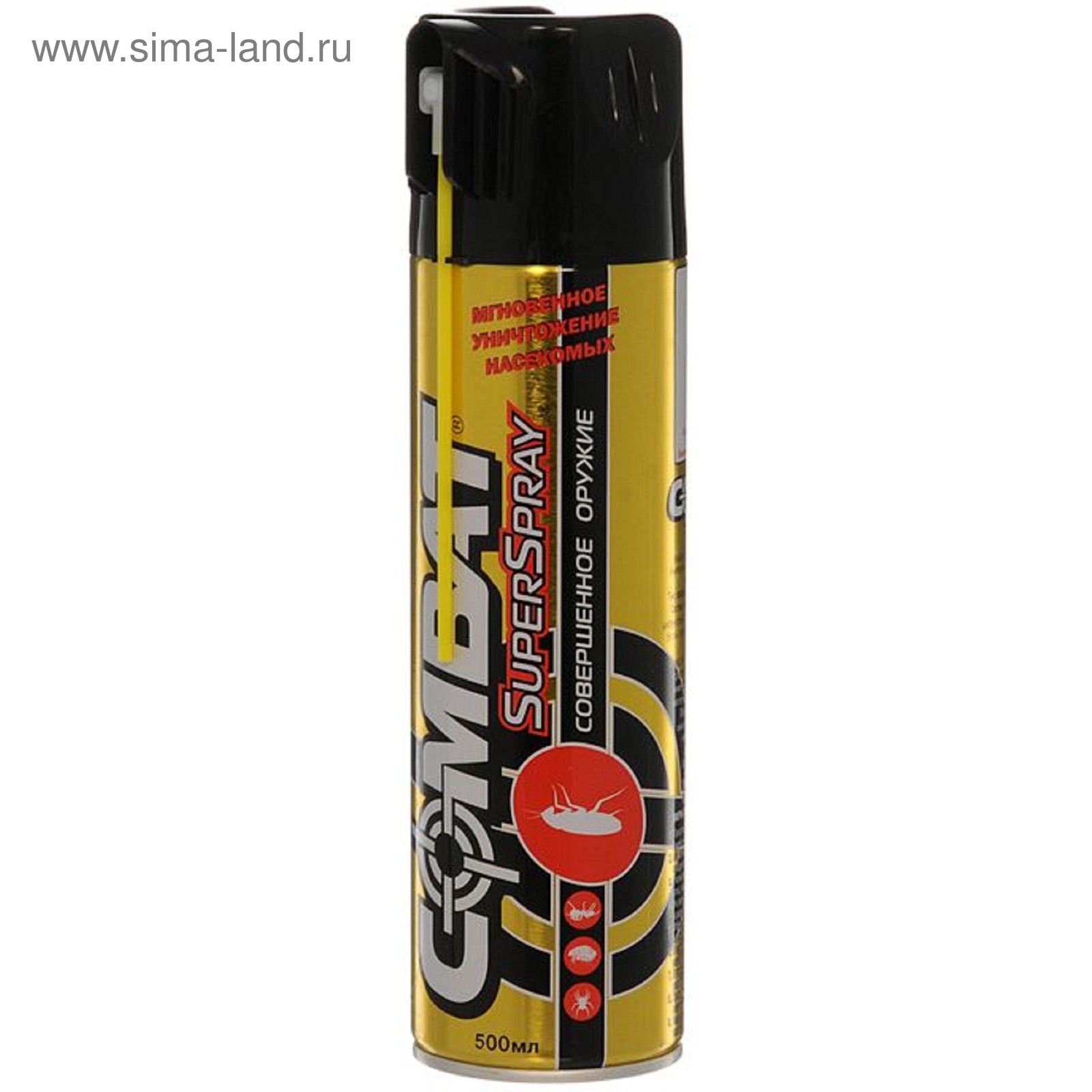 Аэрозоль от насекомых Combat Super Spray, 500 мл (4678723) - Купить по ...