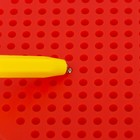 Магнитный планшет «Яблоко», маленькое, 142 отверстия, цвет красный - фото 6249647