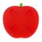 Магнитный планшет «Яблоко», маленькое, 142 отверстия, цвет красный - фото 6249648