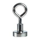 Магнит неодимовый с петлёй для авто, d=16 мм, сцепление 6 кг - Фото 2