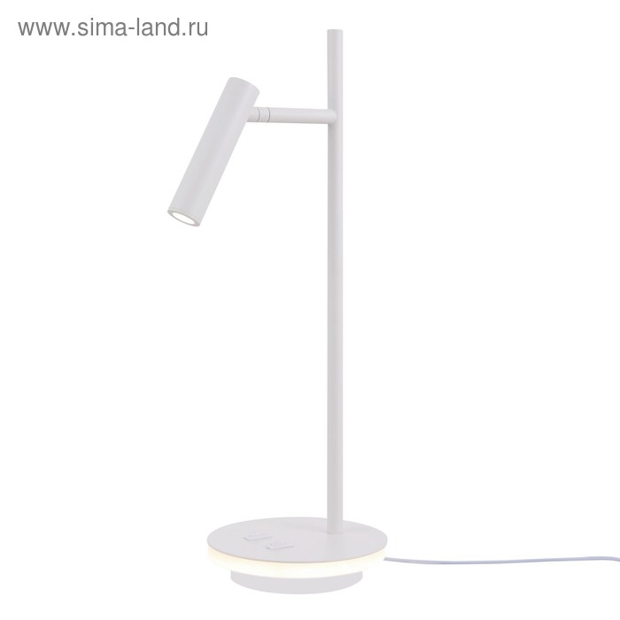 Настольная лампа Estudo, 8Вт LED, цвет белый