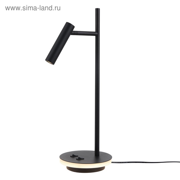 Настольная лампа Estudo, 8Вт LED, цвет чёрный