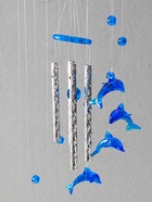Музыка ветра «Дельфин», пластик, 4 трубочки и 11 фигурок - Фото 2