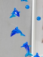 Музыка ветра «Дельфин», пластик, 4 трубочки и 11 фигурок - Фото 3