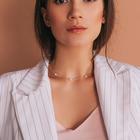 Колье «Бусинки» посеребрение, 45см - Фото 3